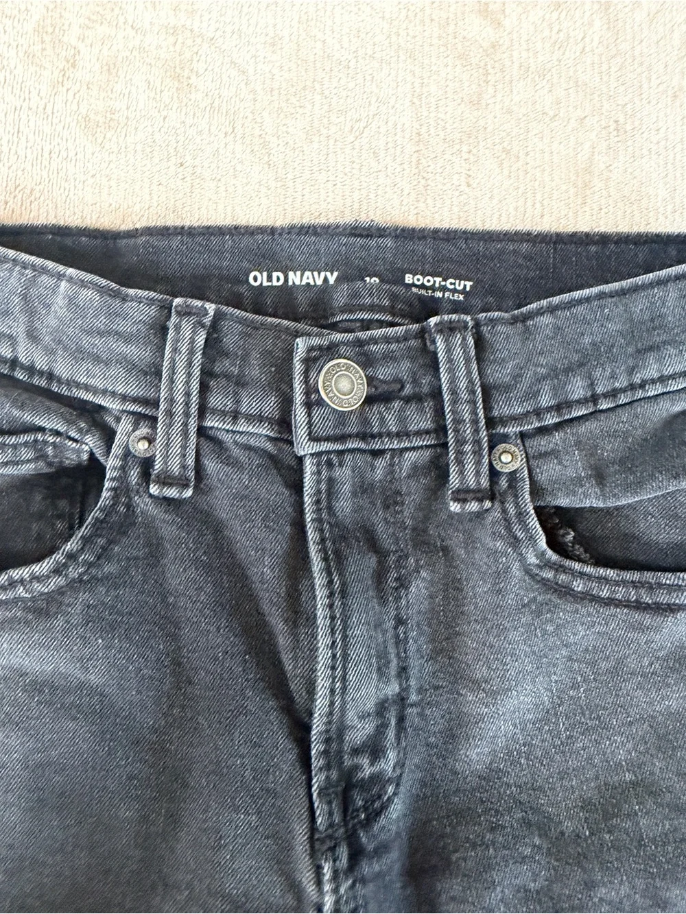 Old Navy Men's Bootcut Jeans in Faded Black